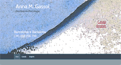 Desktop Screenshot of annagassol.com